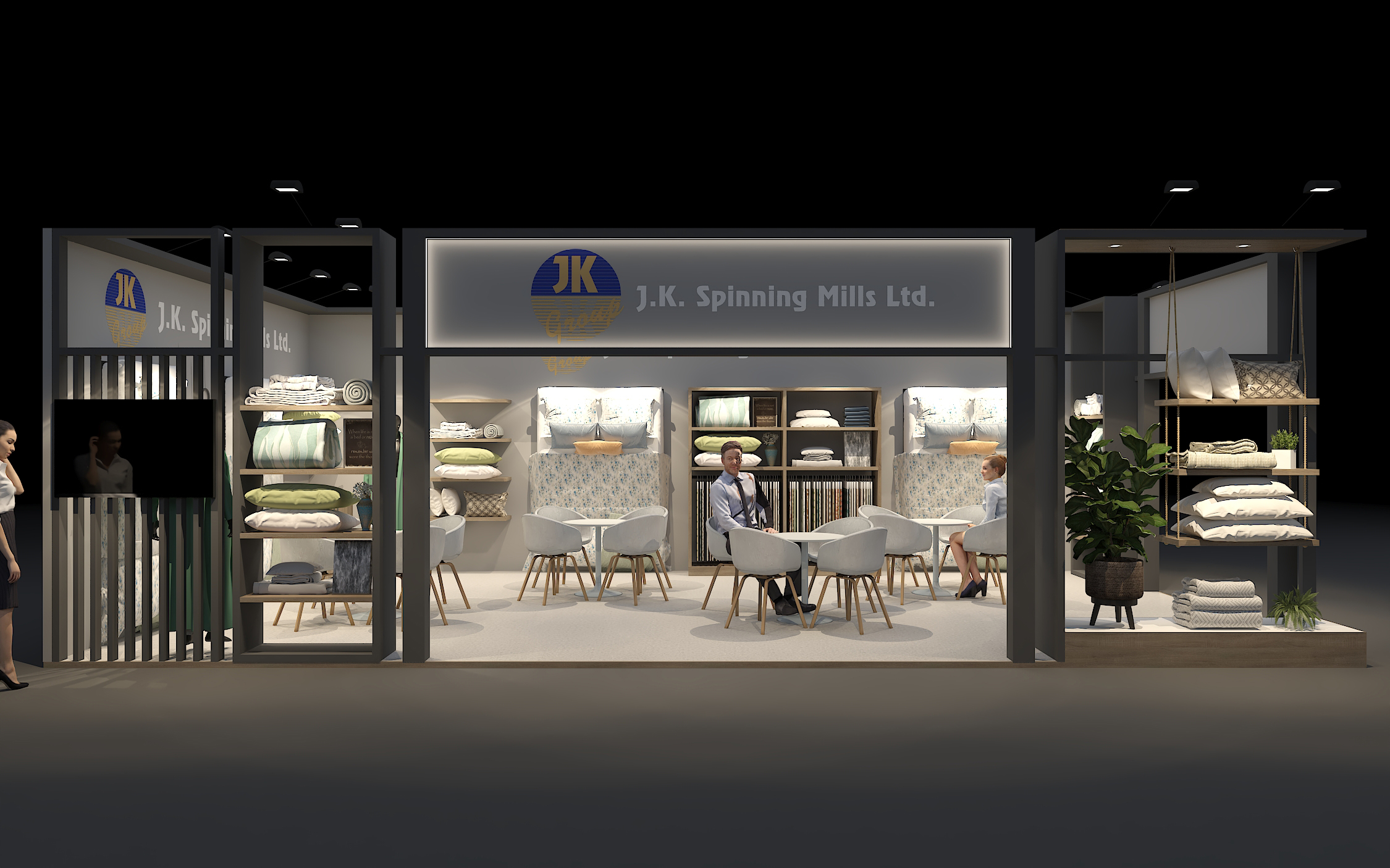JK Group architectural concept and spatial 3D volume