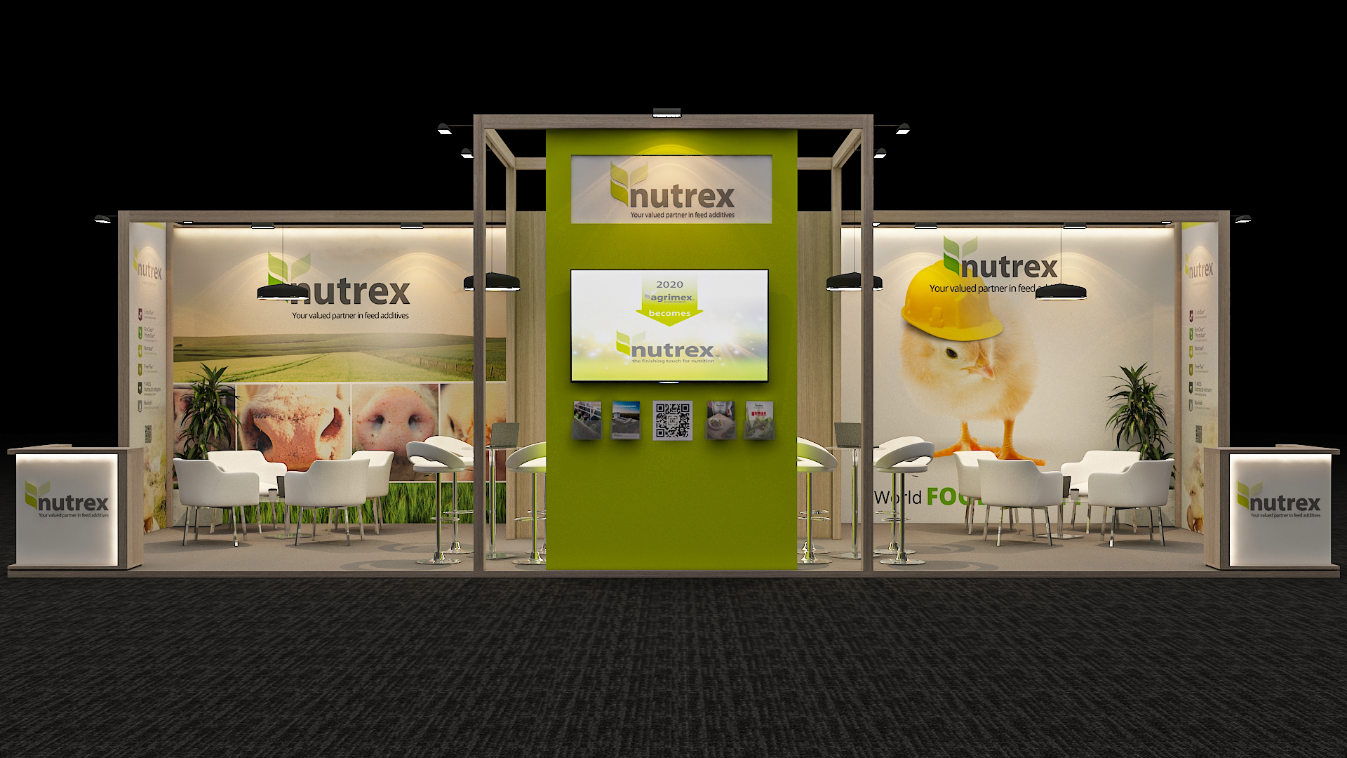 Nutrex exhibition stand for Nutrex
